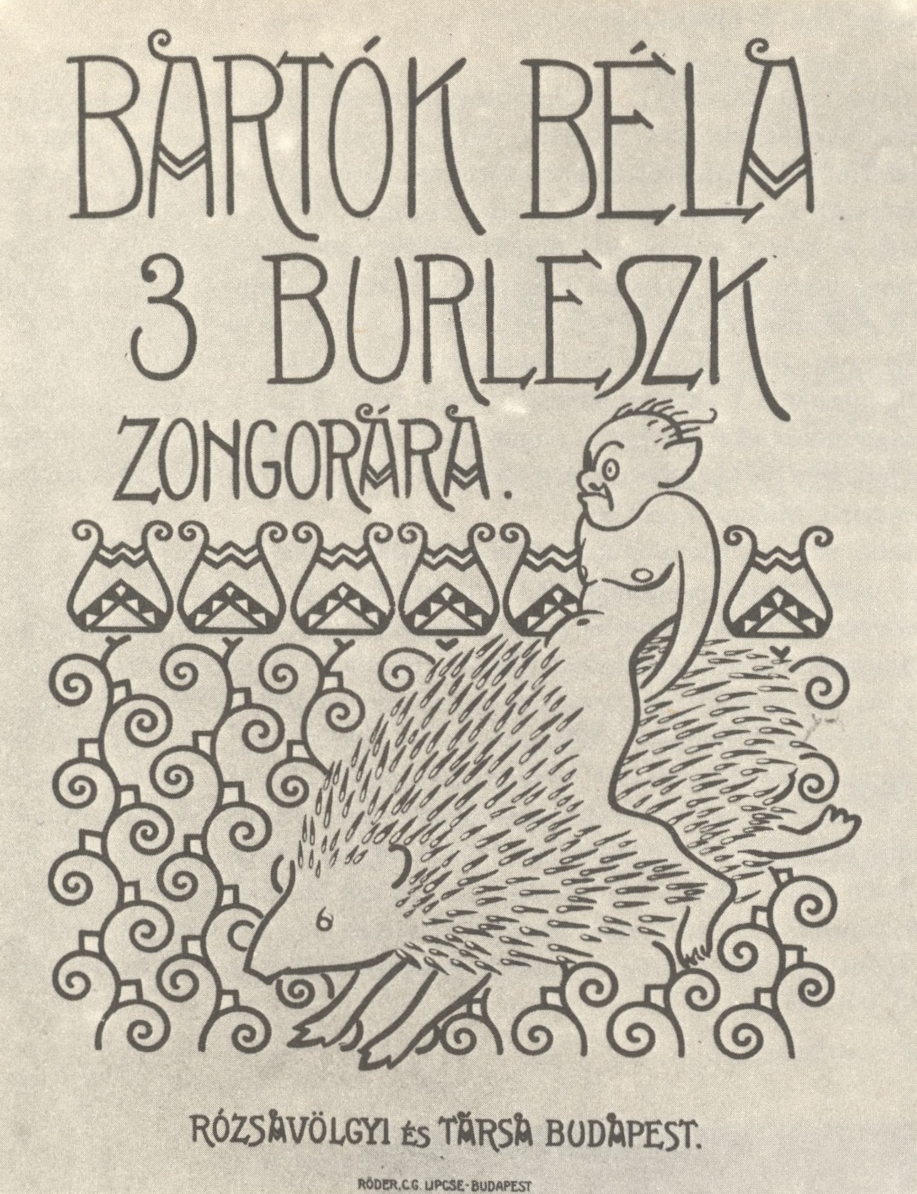 Page de titre de la première édition, un graphisme d'Erwin VOIT