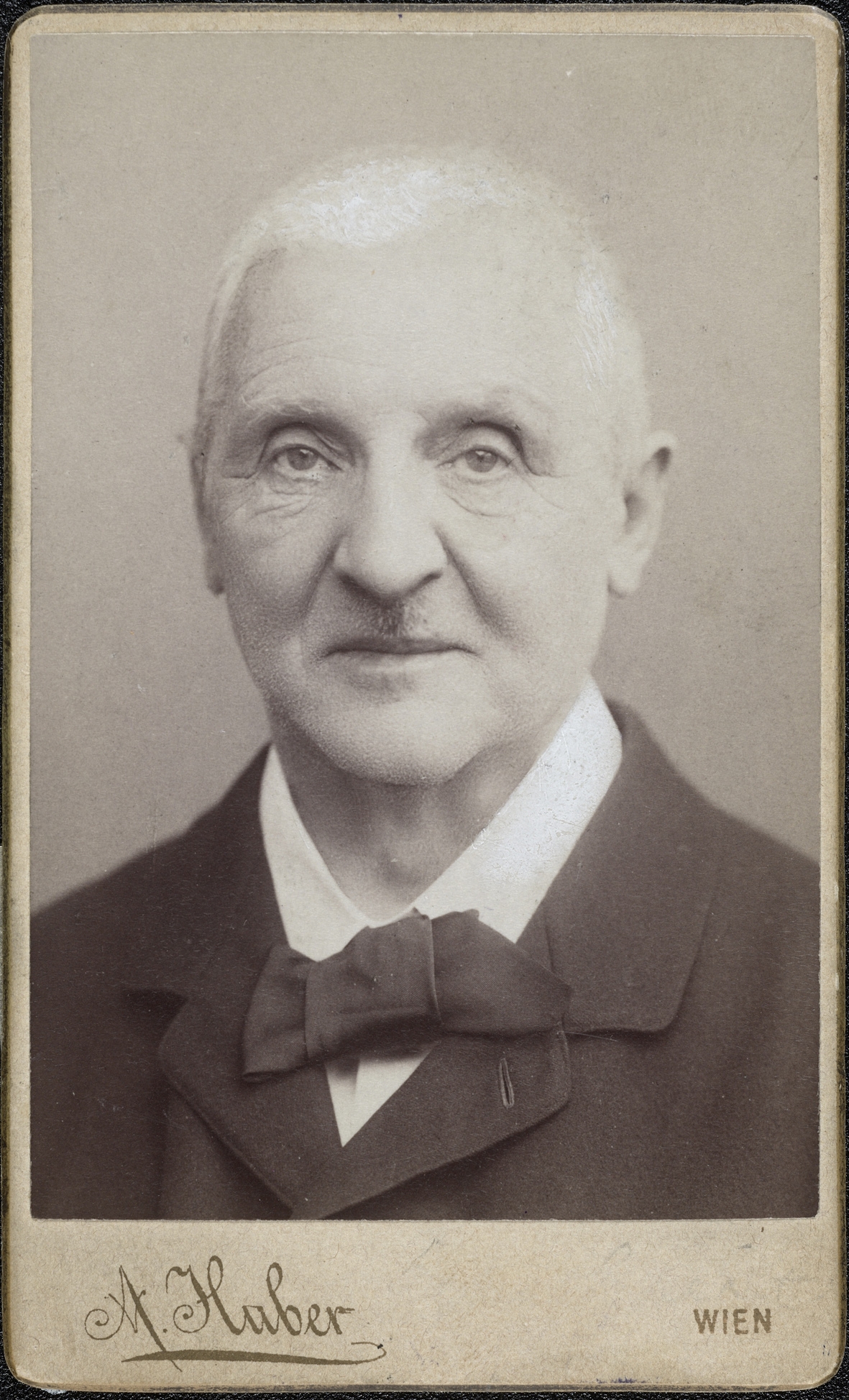 Anton BRUCKNER, un portrait non daté fait par l'agence Hubert de Vienne