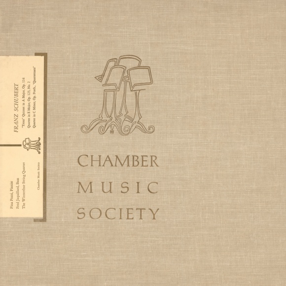 Recto de la pochette du disque Chamber Music Society CM-3