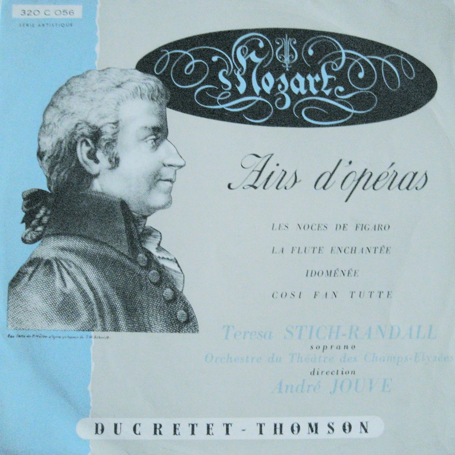 Pochette du disque Ducretet-Thomson 320 C 056