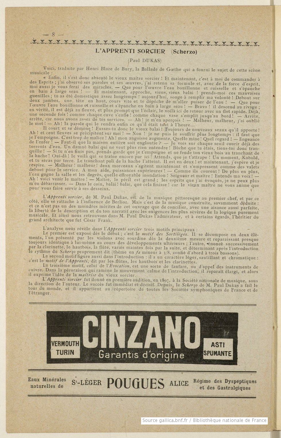 Programme de la saison 1917-1918, page 