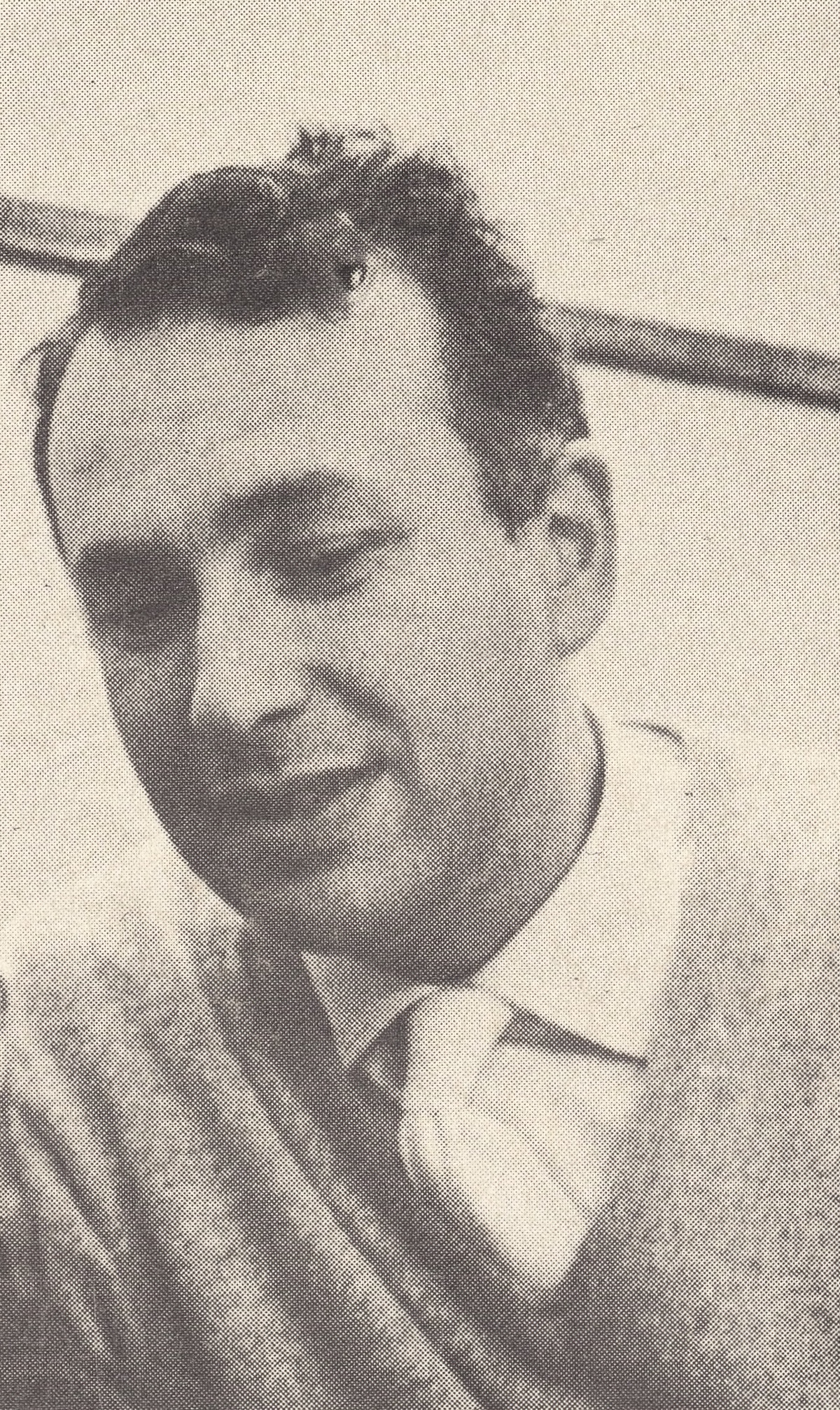 Maurice GENDRON, extrait d'un portrait fait par DON HUNSTEIN publié en 1961 au recto de la pochette du disque Epic LC 3817
