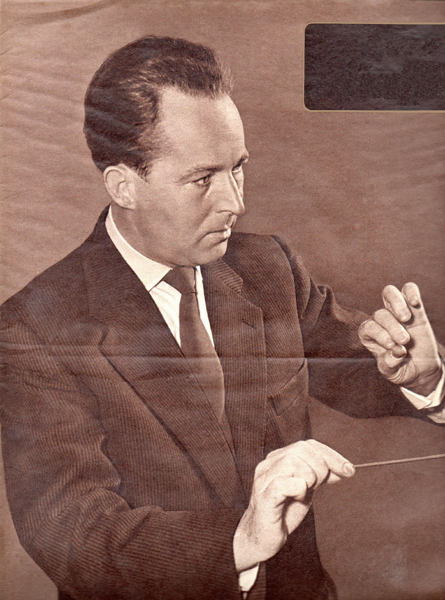 Adolf Fritz GUHL, 1956, photo de la collection de Harry Schultz / Dortmunder Theatersammlung