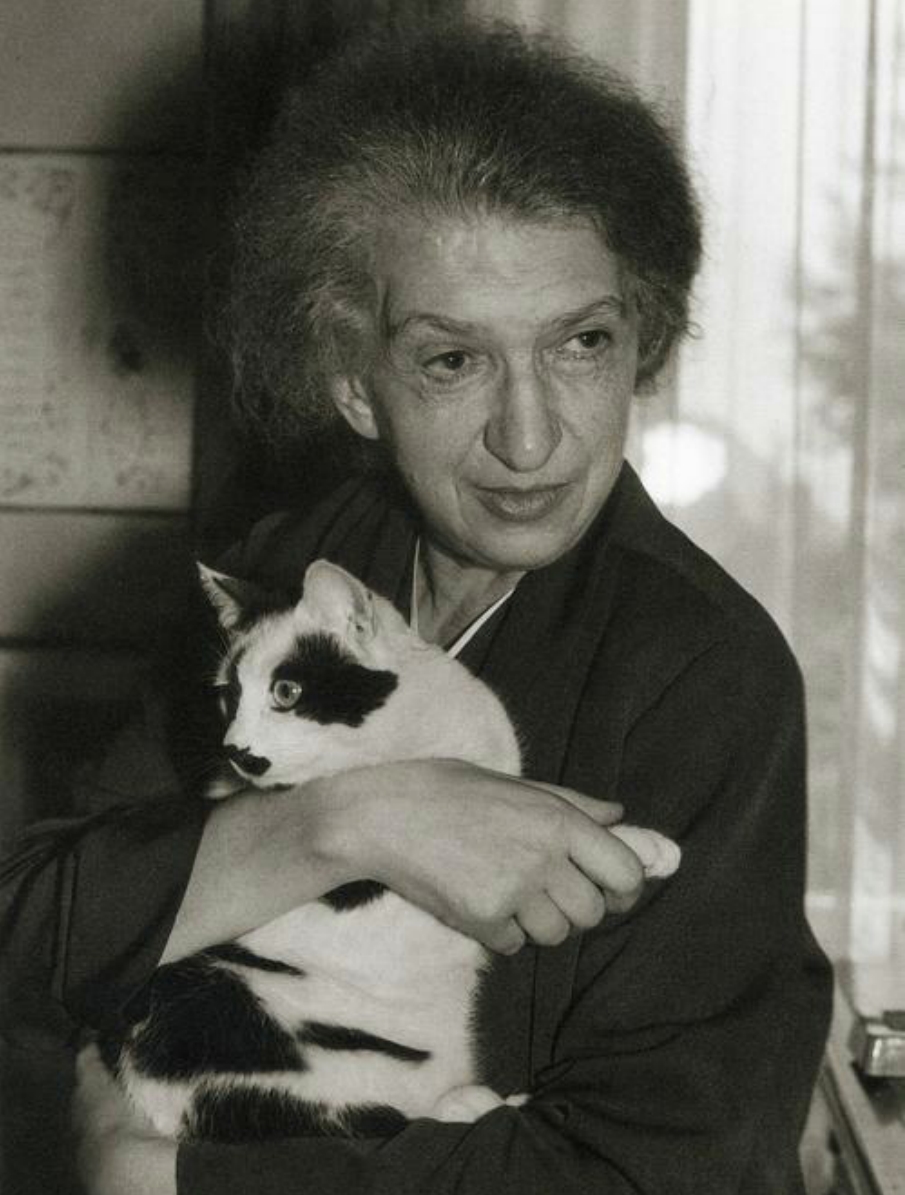 Clara HASKIL et son chat Jérôme