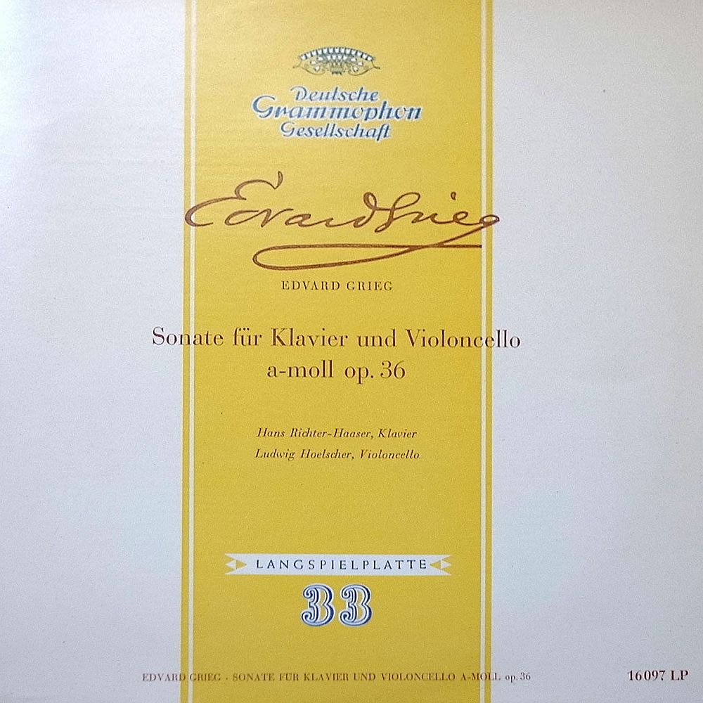 Deutsche Grammophon LP 16097, recto pochette, clicquer pour une vue agrandie