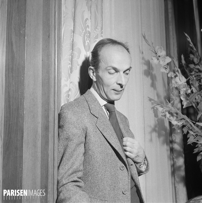 Igor MARKEVITCH, octobre 1957, Paris, © Roger-Violet et Boris Liptnitzi, PARISENIMAGES, cliquer pour une vue agrandie