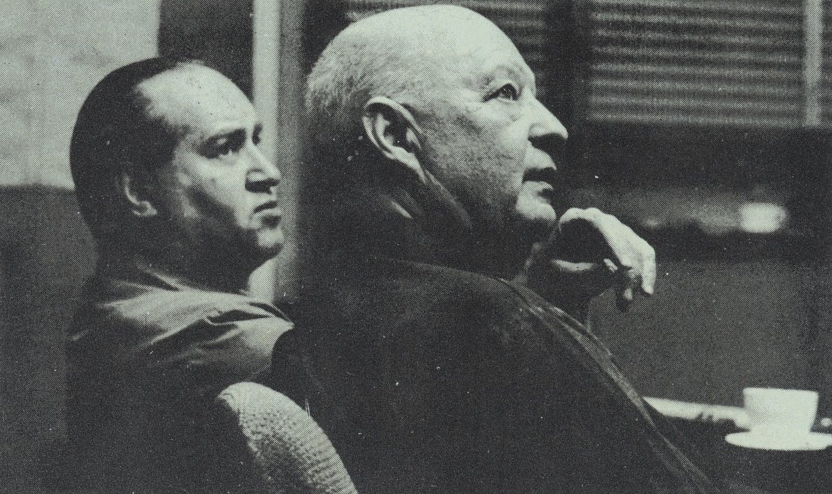 David OISTRACH et Paul HINDEMITH lors des sessions d'enregistrement des 13 et 14 septembre 1962, Kingsway Hall de Londres