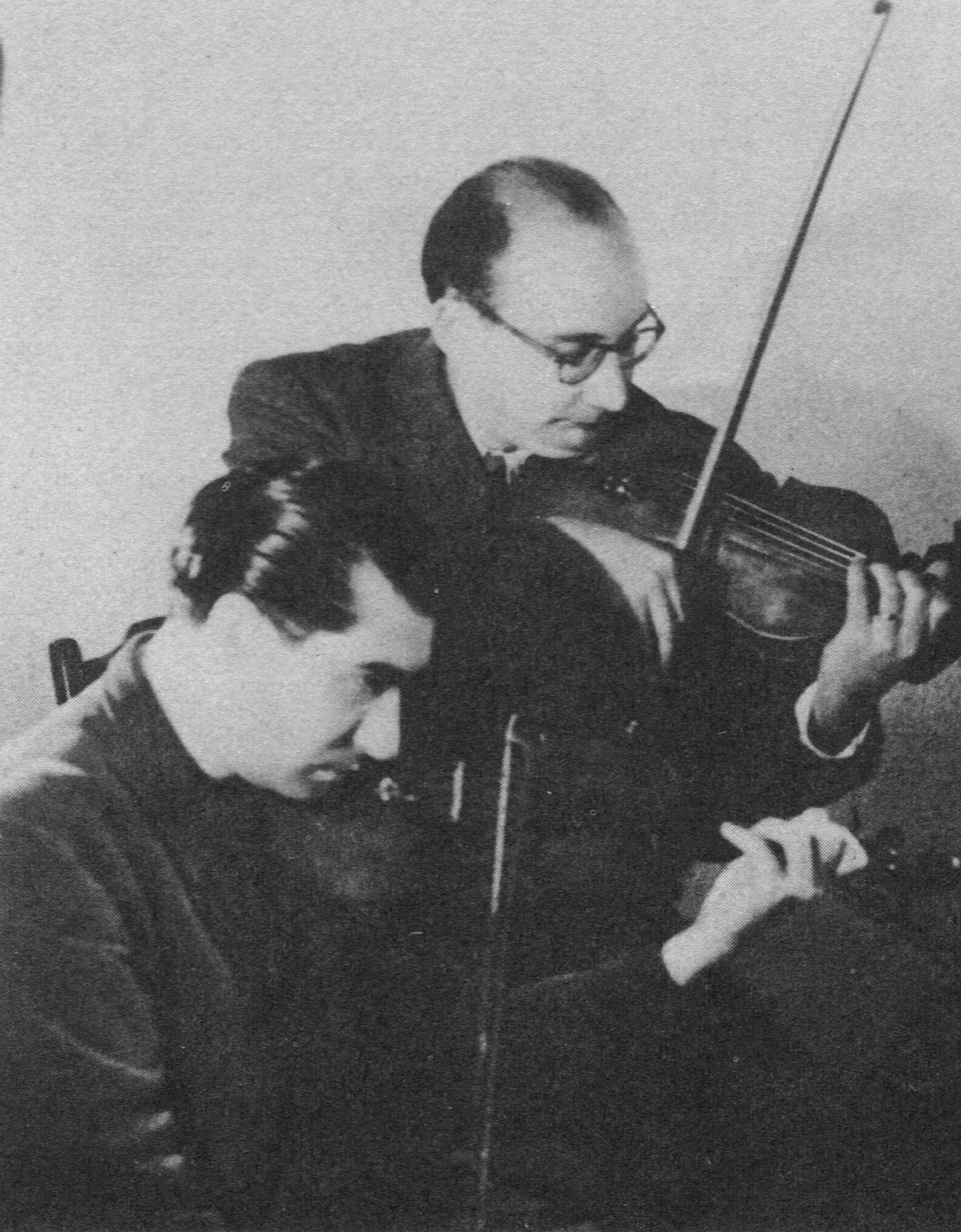 Jacques Dumont, 1er violon, Maurice Crut, 2e violon