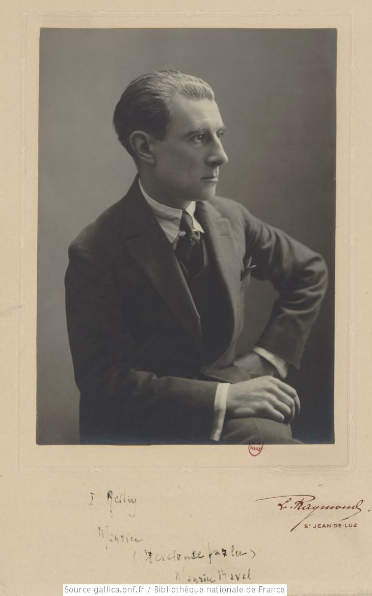 Maurice Ravel / Louis Raymond, photographe, Saint-Jean-de-Luz, Date d'édition: 1925, Format: 1 photogr. pos.; 15 x 11 cm, Droits: domaine public, Identifiant: ark:/12148/btv1b8423962r, Source: Bibliothèque nationale de France, département Musique, Est.RavelM.019, clicquer pour voir l'original