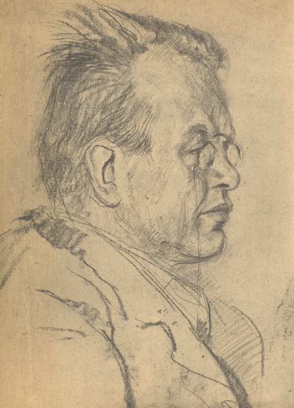 Max REGER, 1905, dessiné par Siegfried CZERNY