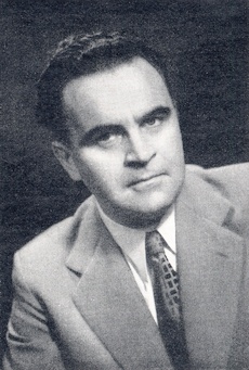 Wilhelm SCHÜCHTER vers 1955, Portrait publié dans le programme du concert donné les 11 et 12 septembre 1955 à Berlin avec l'Orchestre Philharmonique de Berlin, voir https://www.loc.gov/item/ihas.200215758/, Library of Congress, Music Division,  pour une digitalisation de ce programme