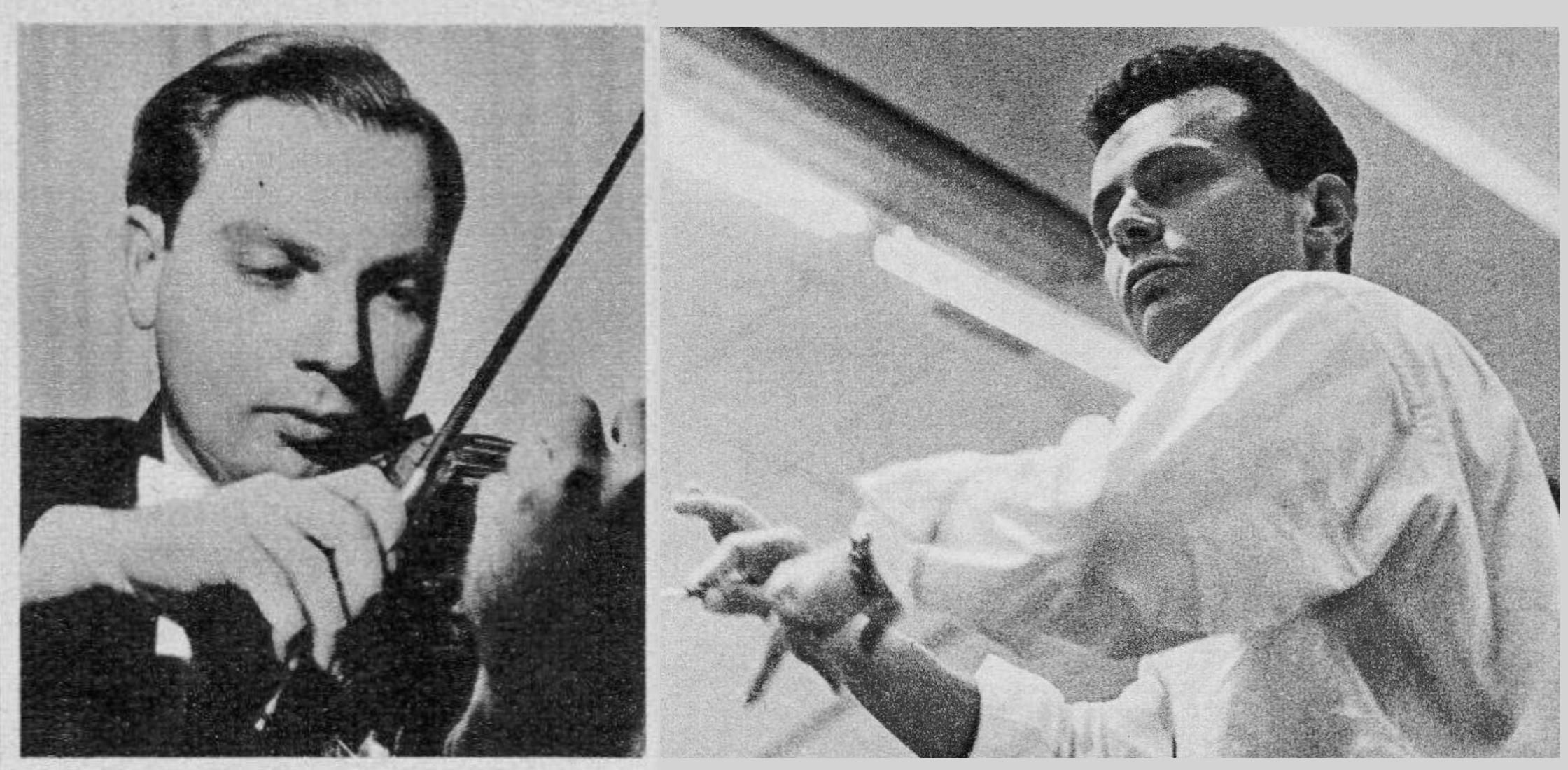 Isaac STERN et Lorin MAAZEL, fin des années 1950