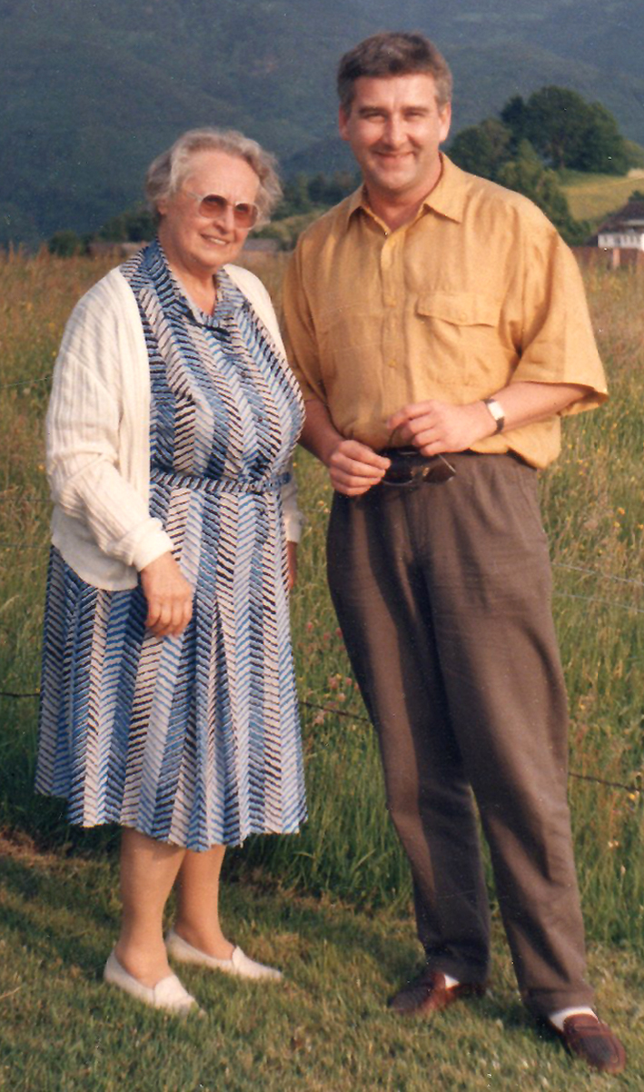 «Musenmutter» Ursula Richter et son «Musensohn» Harry Schultz en 1991