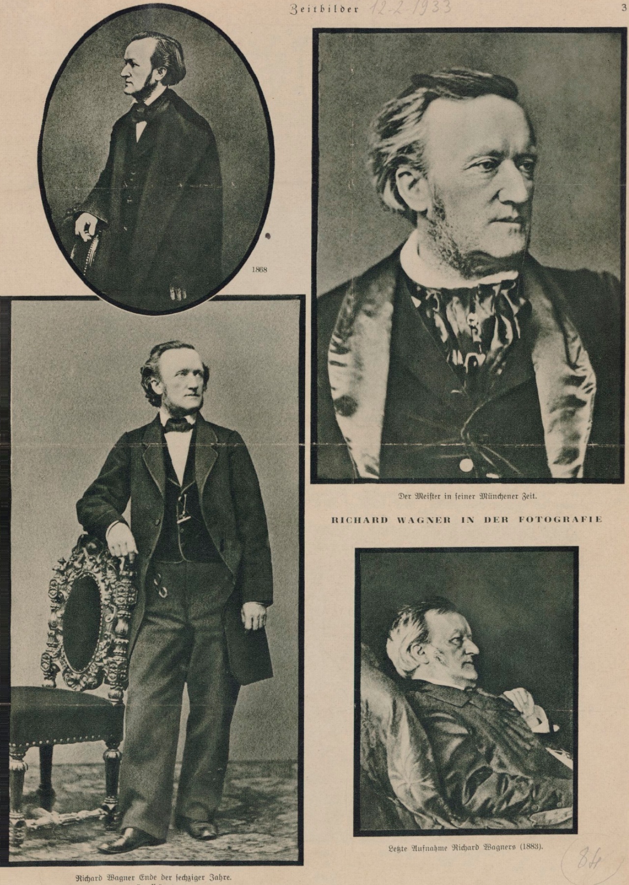 Diverses photographies de Richard Wagner
