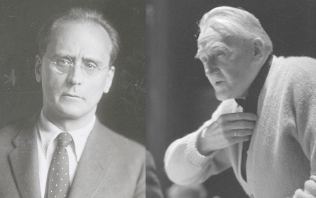 Anton Webern en 1932 et Hermann Scherchen en 1965 Anton Webern en 1932 et Hermann Scherchen en 1965