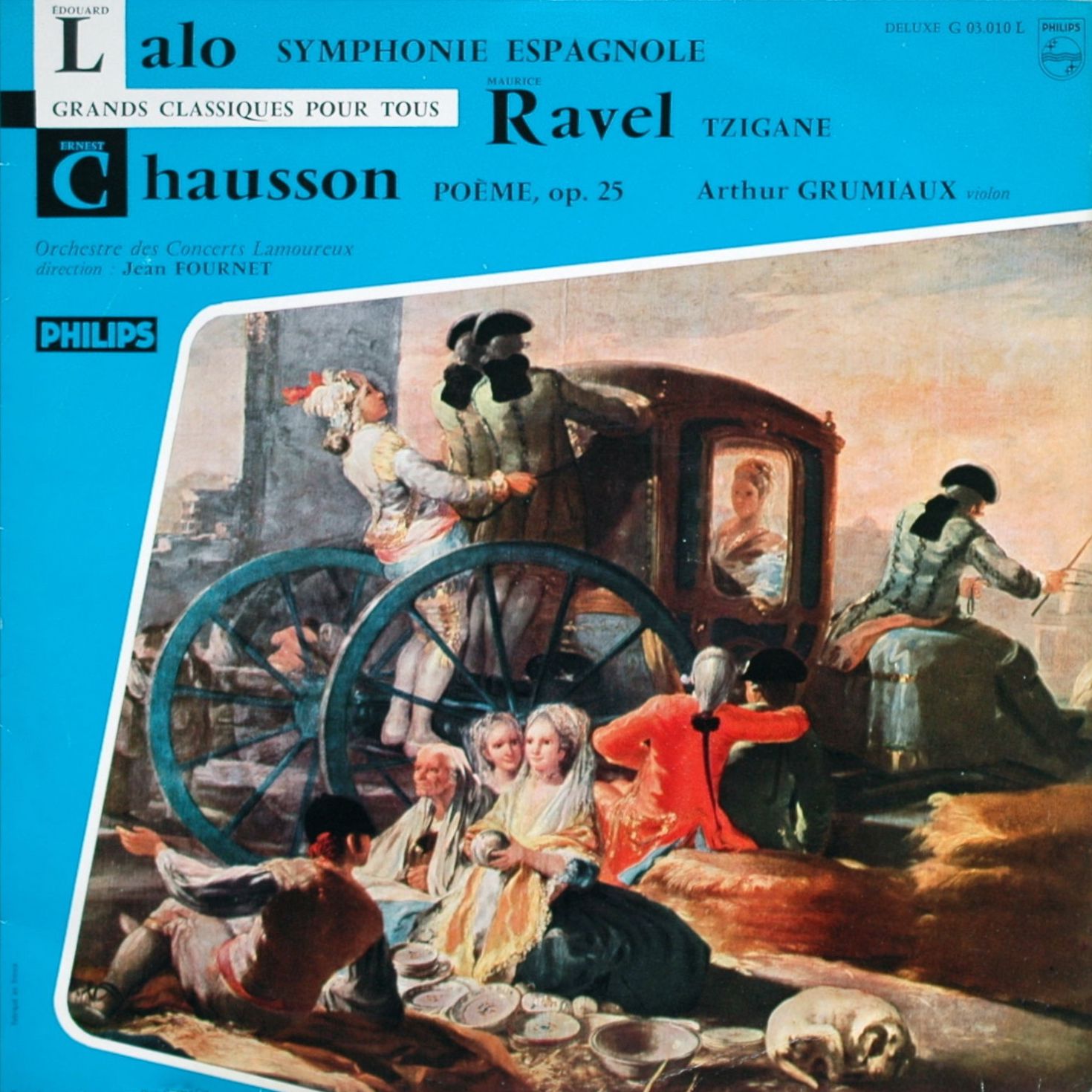 Philips G 03 010 L Recto Lalo Op21 Chausson Op25 Ravel M76 Grumiaux Lamoureux Fournet