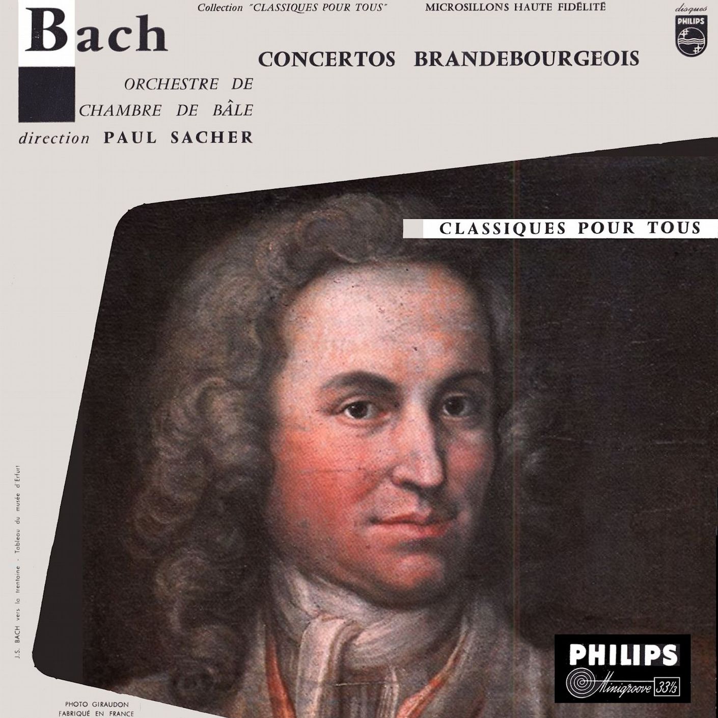 Bach BWV 1046 1051 BaslerKammerorch Sacher Philips Recto