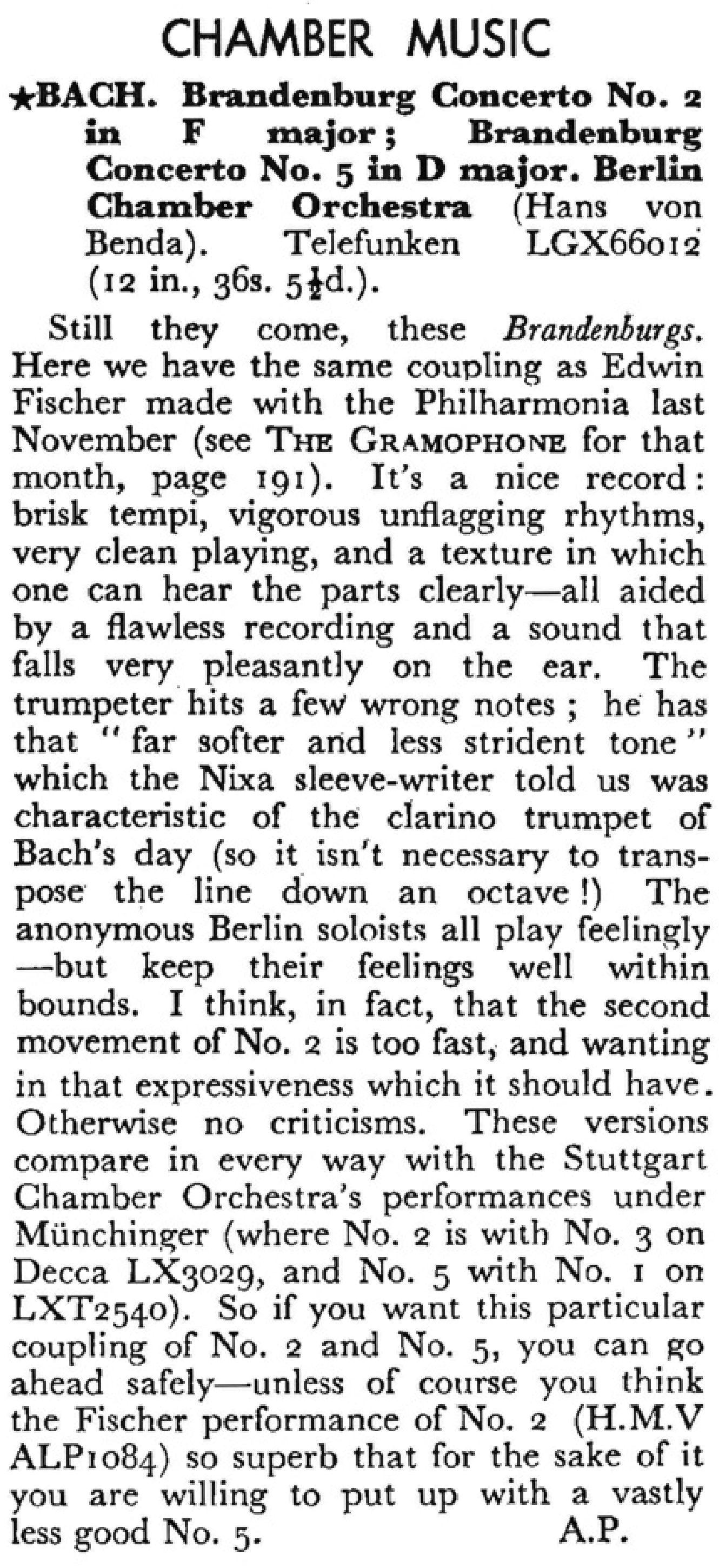 The Gramophone February 1954 page 341 Extrait