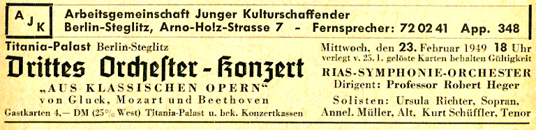 Richter Ursula 1949 Opernkonzert