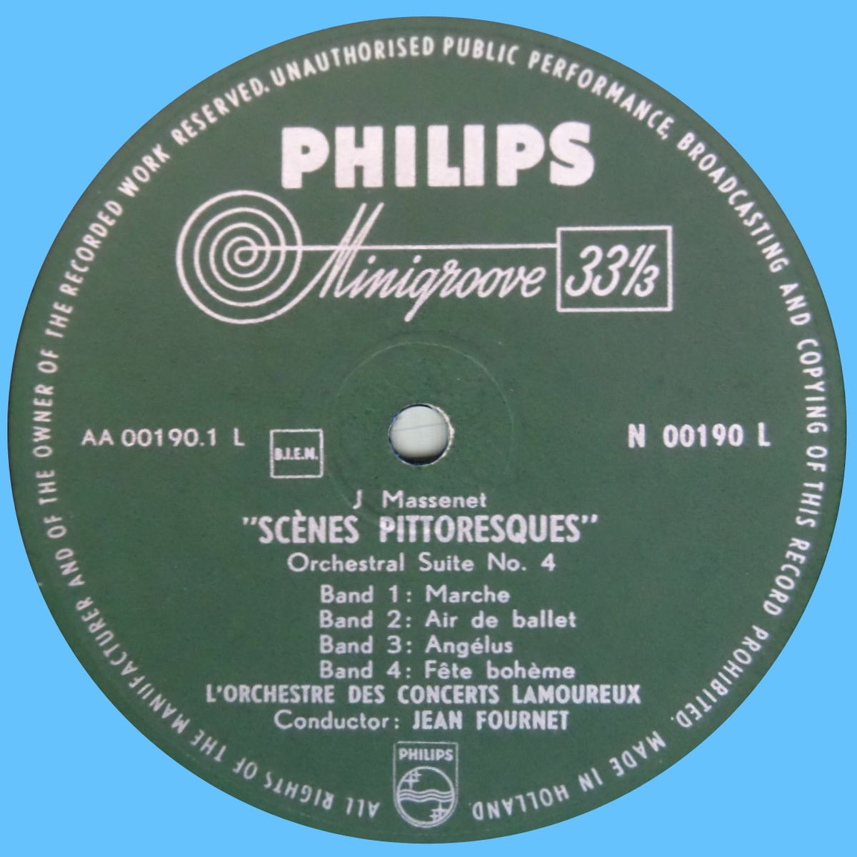 Philips N 00190 L Label 1 65C2FC