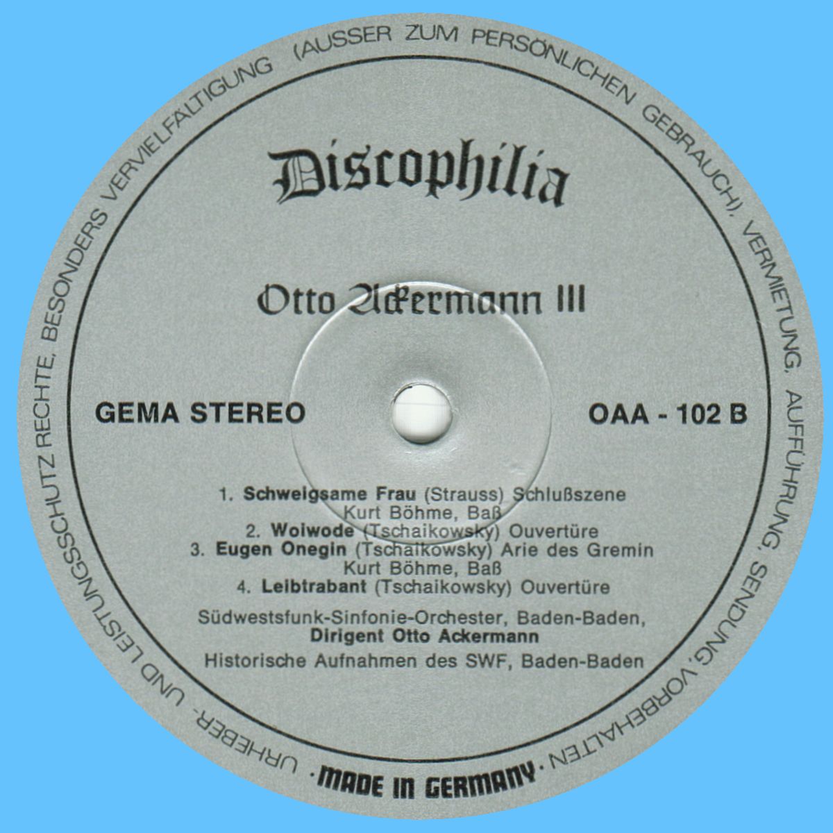 Discophilia OAA 102 Label 2 65C2FC
