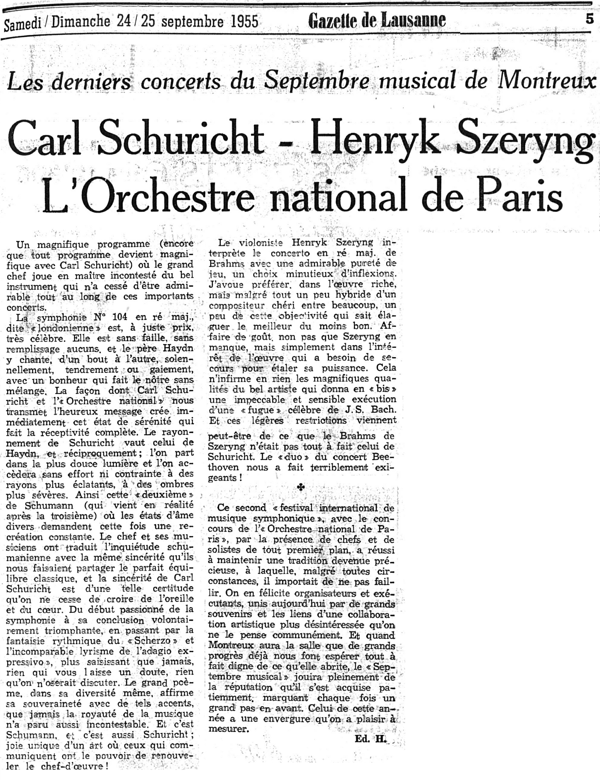 Schuricht Szeryng ONRTF Montreux 21 09 1955 GDL 1955 09 24 page 5