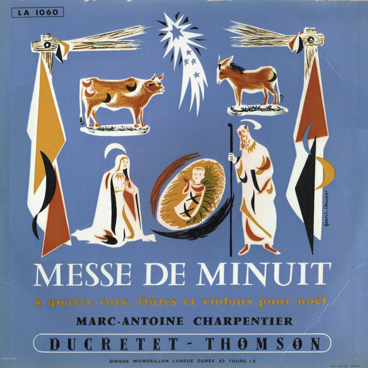 Ducretet-Thomson LA 1060, Recto pochette