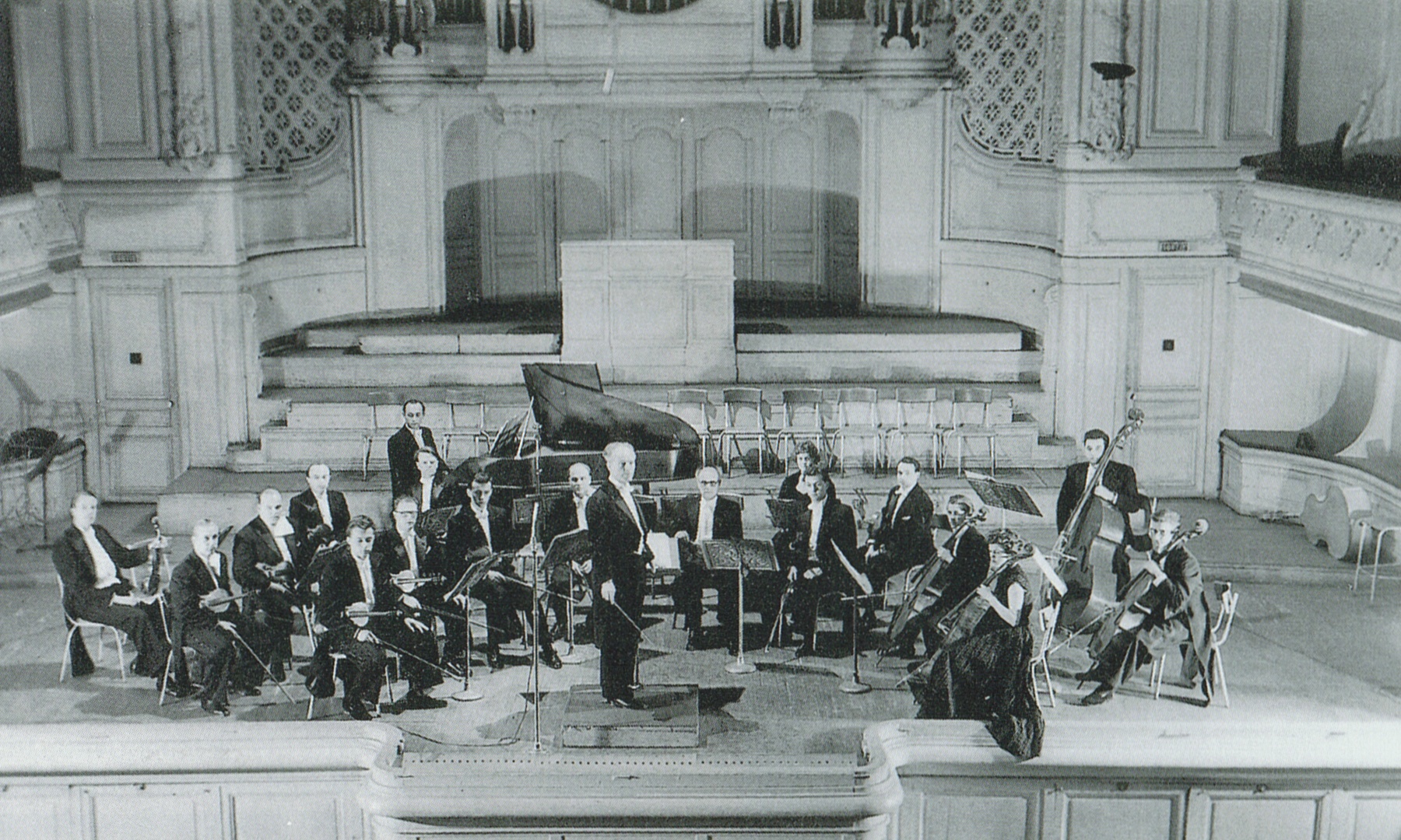 L'Orchestre de Chambre de la Sarre avec Karl Ristenpart en concert à la Salle Gaveau
