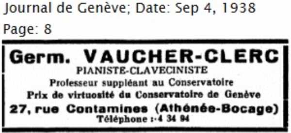 VaucherClerc Germanine 1938