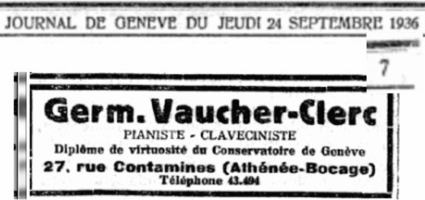 VaucherClerc Germanine 1936