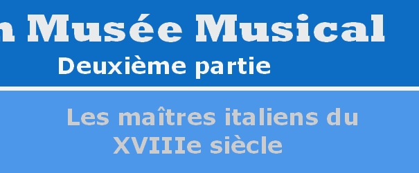 Logo Abschnitt Maitres italiens XVIIIe siecle Pierre